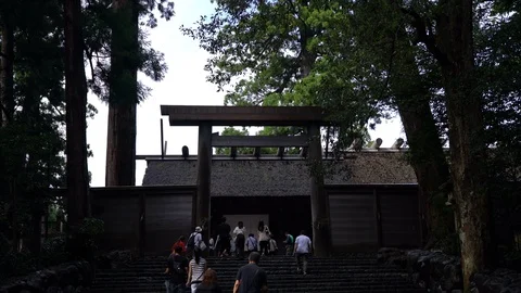 Ise jingu shrine in Mie. Vídeo Stock 115490154