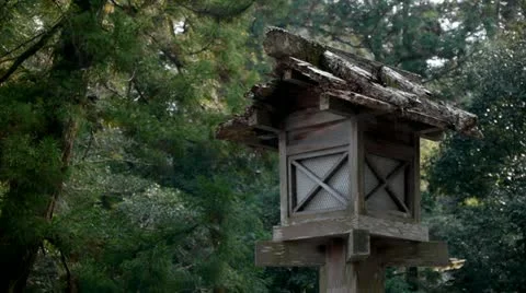 Ise Shrine Lantern Stock Footage 21773013
