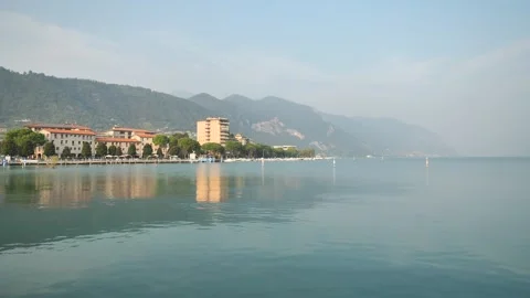 Iseo lake Sarnico Video stock 252176209