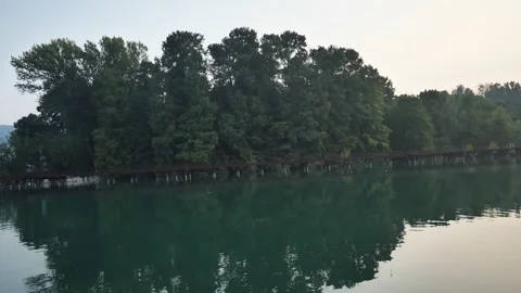 Iseo lake Sarnico Video stock 252176380