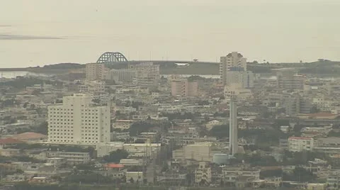 Ishigaki city view Stock Footage 11130388