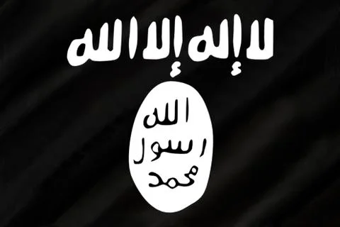ISIS - ISIL - Islamic State Flag Stock Photos