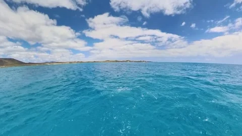 Isla de Labos harbor from sea Stock Footage 277335295