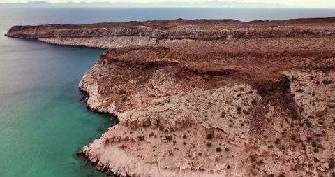 Isla Espiritu Santo Drone 4K Stock Footage 95697229