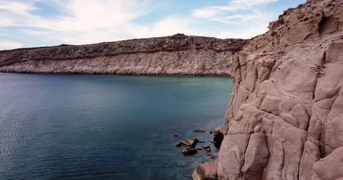 Isla Espiritu Santo Drone 4K Stock Footage 95697602
