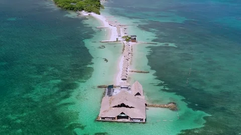Isla Palma Dock Area – Drone Shot in 4K Stock Footage 321450285