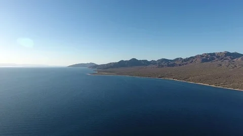 Isla San Jose aerial Видео 79523357