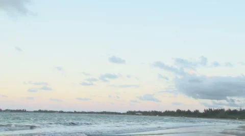 Isla Verde Beach with Sky ELS Video stock 1310639
