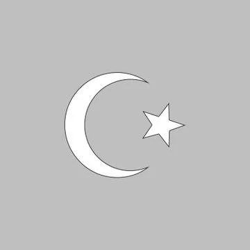 Islam computer symbol Stock Illustration