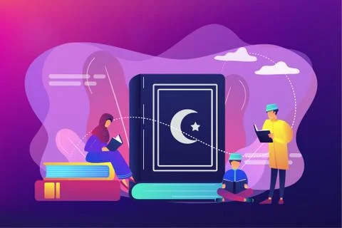 Islam concept vector illustration. Stock Illustration