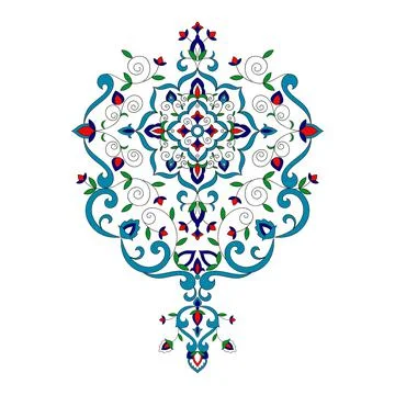 Islam floral pattern vector Stock Illustration