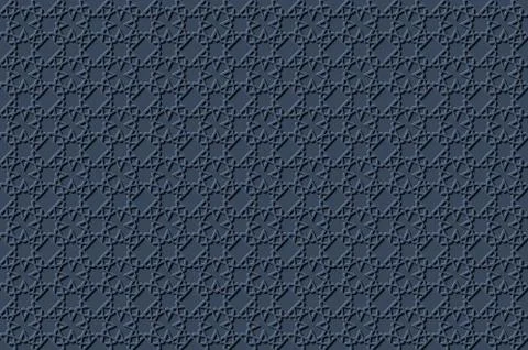 Islamic 3d light grey background architectural muslim texture.3d template f.. Illustrazione stock