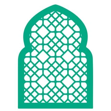 Islamic Abstract cnc pattern Background Mimber Vector Design Stock Illustration