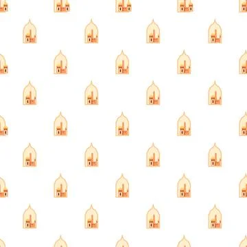 Islamic abstract mosque pattern for ramadan celebration Stock Illustration