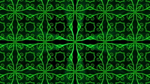 Islamic Arabian style Pattern Stock Footage 61068464