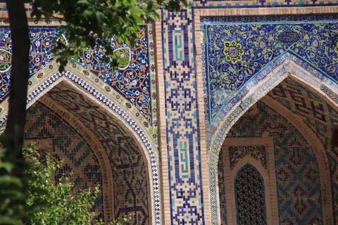 Islamic arc gates Stock Photos