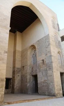 Islamic architecture and monuments in the old Cairo 1 Stock Photos