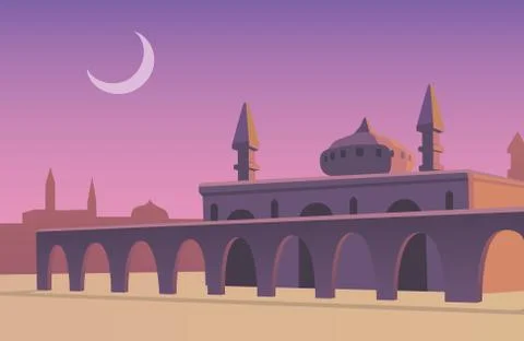 Islamic architecture Stock-Illustration