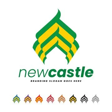 Islamic Architecture Logo Stock Illustration