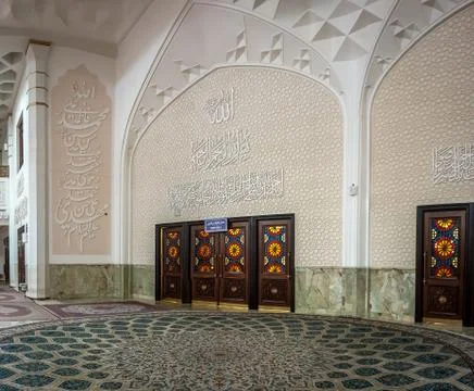 Islamic architecture of Shah-e-Cheragh Shrine and mausoleum, Shiraz, Iran . Stock Photos