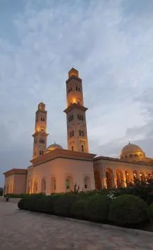 Islamic Architecture Sultan Qaboos Mosque Stock Photos