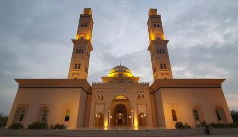 Islamic Architecture Sultan Qaboos Mosque Stock Photos