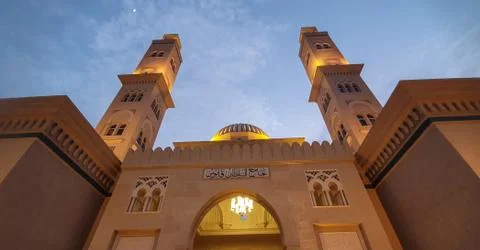 Islamic Architecture Sultan Qaboos Mosque Stock Photos