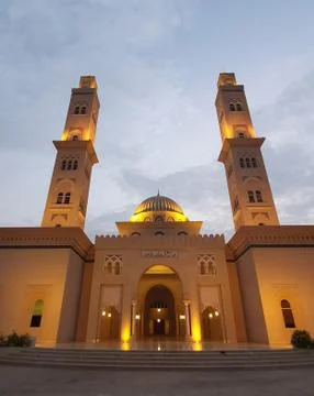 Islamic Architecture Sultan Qaboos Mosque Stock Photos