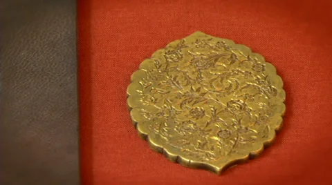 Islamic art, binding Quran 動画素材 36551563