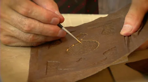 Islamic art, binding Quran 動画素材 36552862