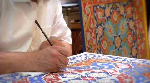 Islamic art - Calligraphy 動画素材 36549931