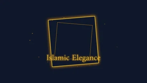 Islamic Art Geometry Pattern on Dark Background for Decorative Design Stock Footage 337577433