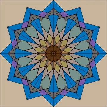 Islamic art Stock Illustration