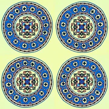 Islamic Art from Mosque 스톡 일러스트