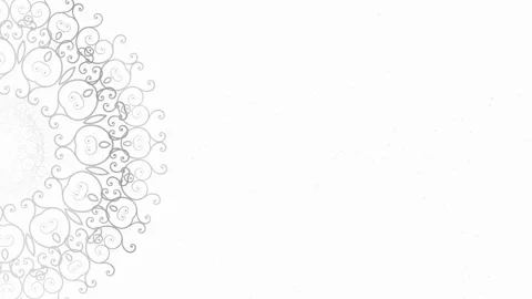 Islamic background and Islamic mandala pattern eid al fitr, with Crescent Stock Footage 270954964