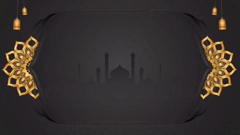 Islamic background animation for eid al fitr, eid al fitr background and eid Stock Footage 270952926