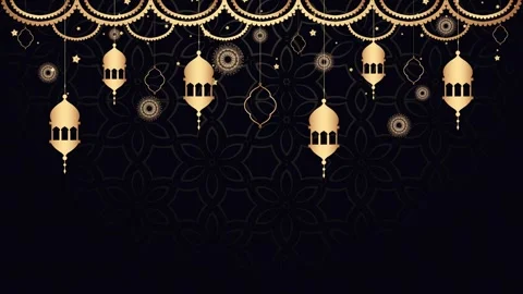 Islamic Background Animation Stock Footage 343918079
