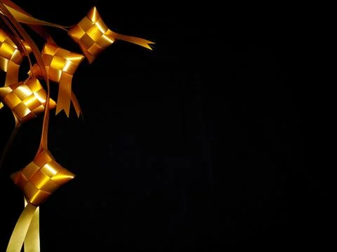 Islamic background, black Stock Photos