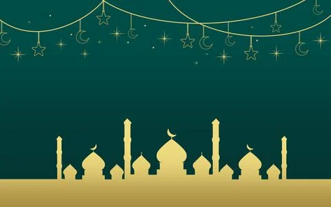 Islamic Background design for Ramadan Kareem Stock Illustration