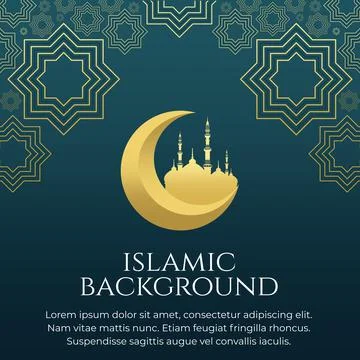 Islamic Background design for Ramadan Kareem Stock Illustration