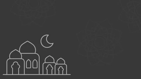 Islamic background Vídeo Stock 335580100