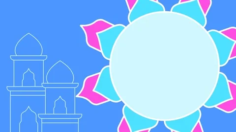 Islamic background Vídeo Stock 335580774