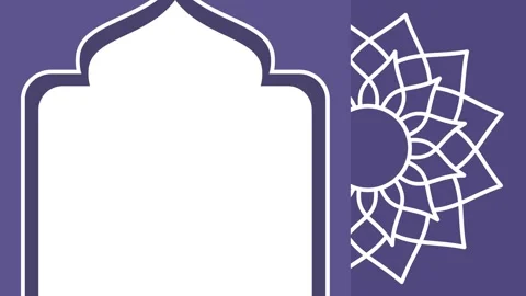 Islamic background Vídeo Stock 335601673