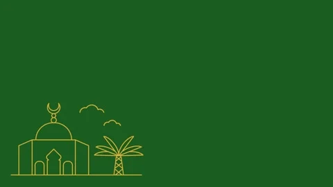 Islamic background Vídeo Stock 335603823