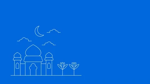 Islamic background Vídeo Stock 335604052