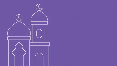 Islamic background Vídeo Stock 335604162