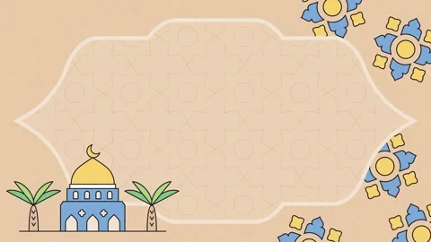 Islamic background Vídeo Stock 335604180
