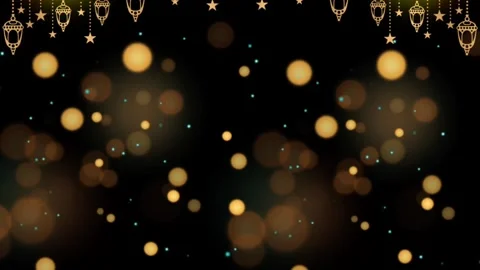 Islamic background with glitter Stock Footage 263276003