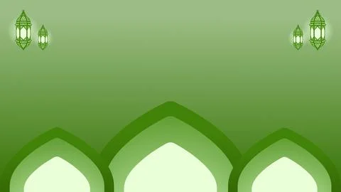 Islamic background with gradient color Stock Illustration