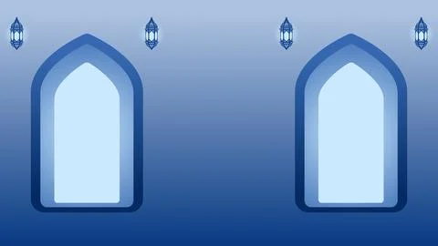 Islamic background with gradient color Stock Illustration